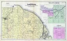 Lafayette Township, Village Creek, Ly Brand, Heytmans Station, Mississippi River, Allamakee County 1886 Version 3